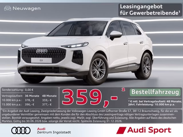 Audi Q3 TFSI LED PDC+ Virtual+ 17&amp;quot; UPE 45.580,-