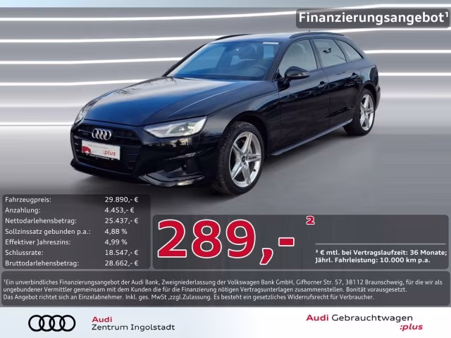 Audi A4 Avant 40 TDI qu NAVI ACC Leder Kam. advanced