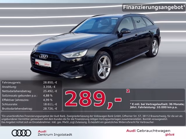 Audi A4 Avant 40 TDI qu NAVI ACC Leder Kam. advanced