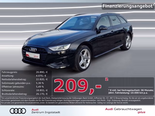 Audi A4 Avant 40 TDI qu NAVI ACC Leder Kam. advanced