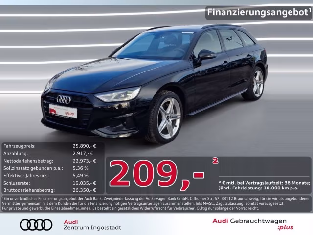 Audi A4 Avant 40 TDI qu NAVI ACC Leder Kam. advanced