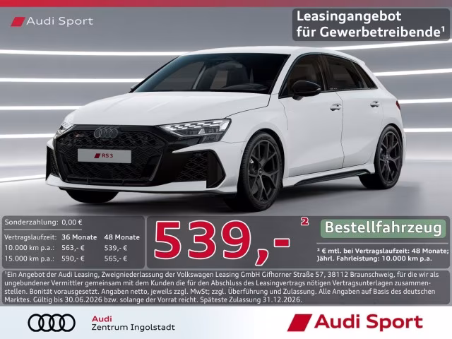 Audi RS3 Sportback TFSI qu LED PDC+ UPE 68.180,-