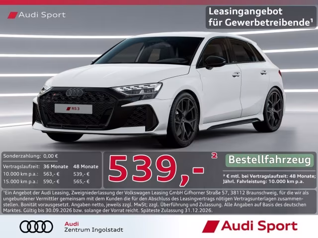 Audi RS3 Sportback TFSI qu LED PDC+ UPE 68.180,-