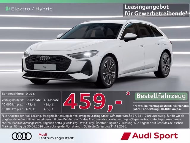 Audi A5 Avant e-hybrid qu KAMERA STHZG UPE 65.850,-