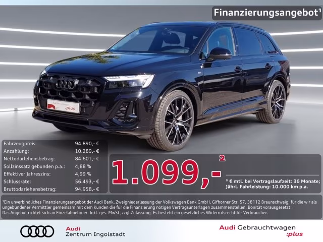 Audi Q7 50 TDI qu S line LASER AHK PANO STHZG 22&amp;quot;
