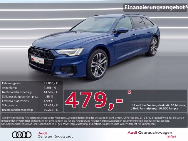 Audi A6 Avant 40 TDI S line STHZG AHK 19&amp;quot; KAMERA ACC