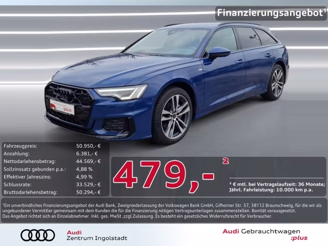 Audi A6 Avant 40 TDI S line STHZG AHK 19&amp;quot; KAMERA ACC