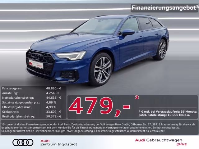 Audi A6 Avant 40 TDI S line STHZG AHK 19&amp;quot; KAMERA ACC