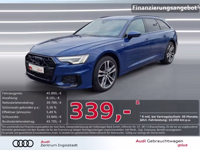 Audi A6 Avant 40 TDI S line STHZG AHK 19&amp;quot; KAMERA ACC