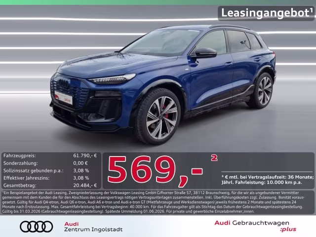 Audi Q6 e-tron S line Tech pro 21&amp;quot; B&amp;amp;O Matrix HuD