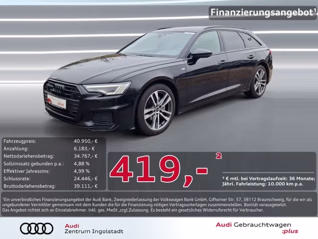 Audi A6 Avant 40 TDI qu S line PANO MATRIX Kam. Sport