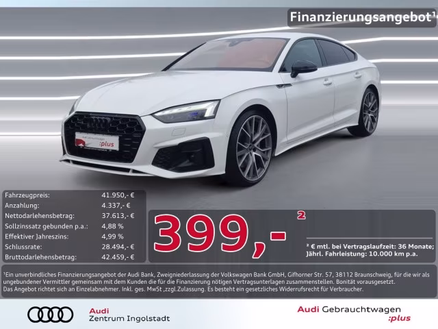 Audi A5 Sportback 50 TDI qu 2x S line LASER S-Sitze