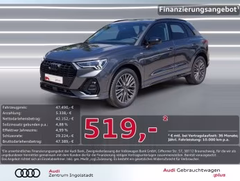 40 TDI qu 3x S line LED AHK NAVI virtual 19"