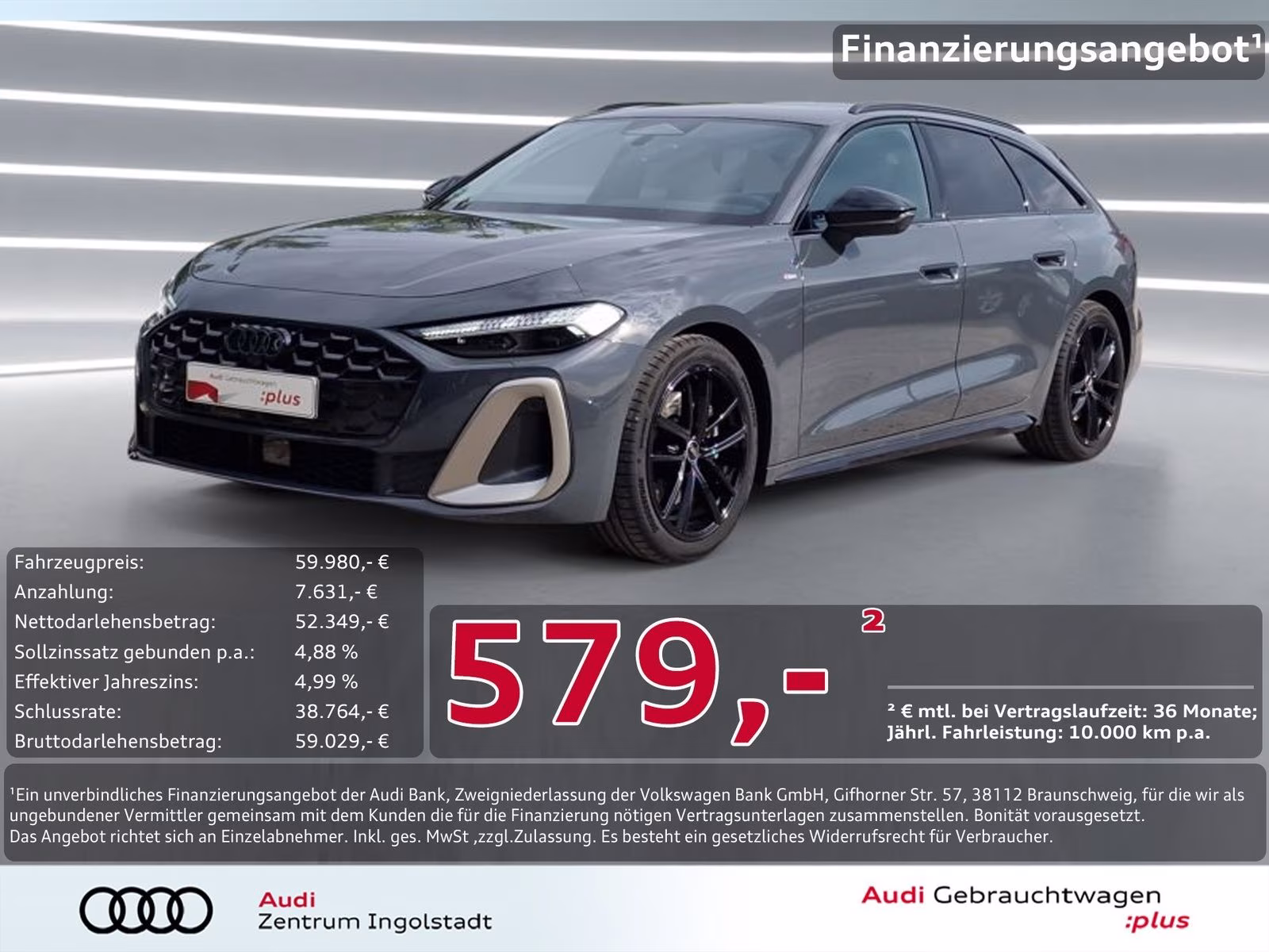 Avant TDI S line edition one Tech+ AHK 19"