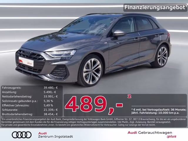 Audi A3 Sportback 35 TDI 2x S line LED NAVI AHK SONOS