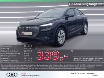 Q4 Sportback e-tron 35 LED SHZ STHZG PDC+ GRA