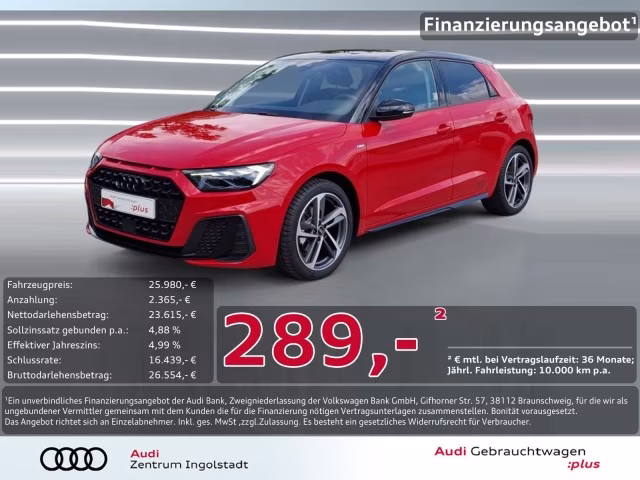 Audi A1 Sportback 30 TFSI S line LED PDC+ Keyless 17&amp;quot;
