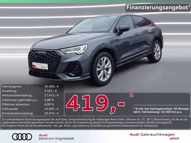 Audi Q3 Sportback 45 TFSI e S line LED NAVI+ KAMERA