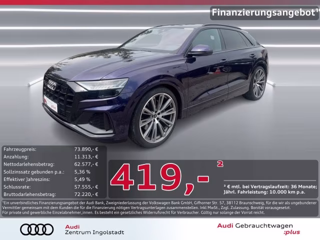 Audi SQ8 TFSI MATRIX PANO STHZG Allradl. HuD B&amp;amp;O 23&amp;quot;