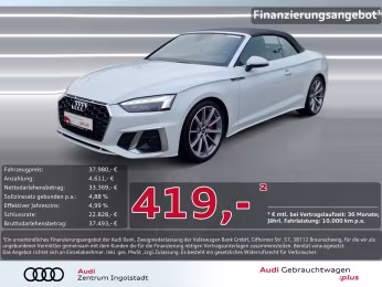Cabriolet 40 TFSI qu S line MATRIX NAVI Kam.