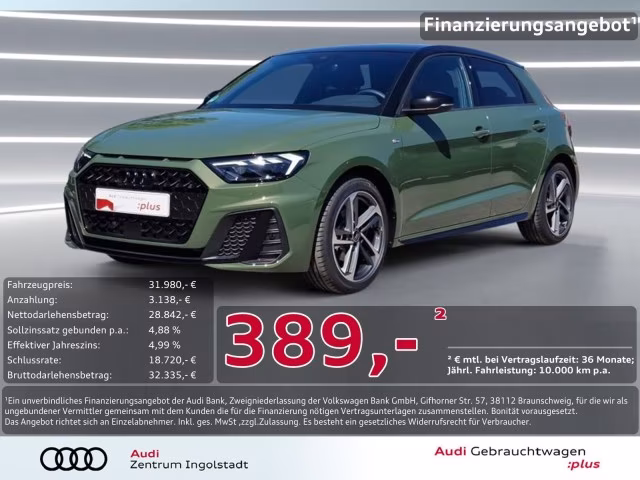 Audi A1 Sportback 35 TFSI 2x S line NAVI+ LED 17&amp;quot;