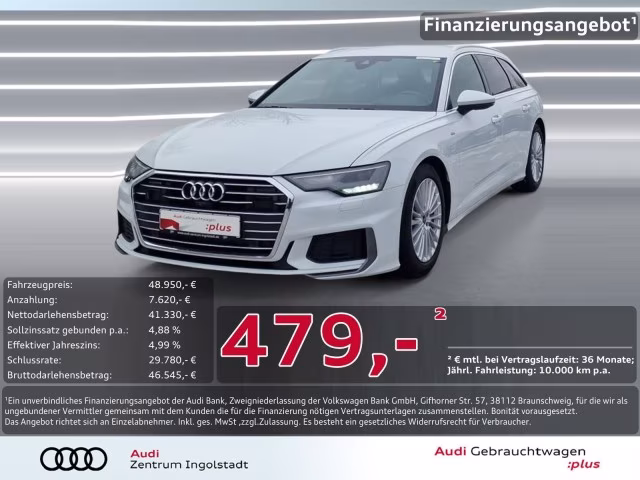Audi A6 Avant 50 TDI qu S line Luft STHZG Kam. Design
