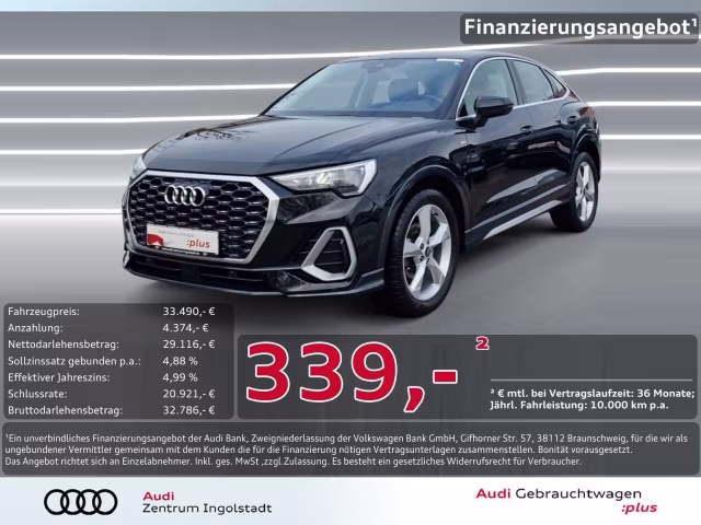 Audi Q3 Sportback 35 TDI S line KAM. AHK ACC 19&amp;quot; SHZ 