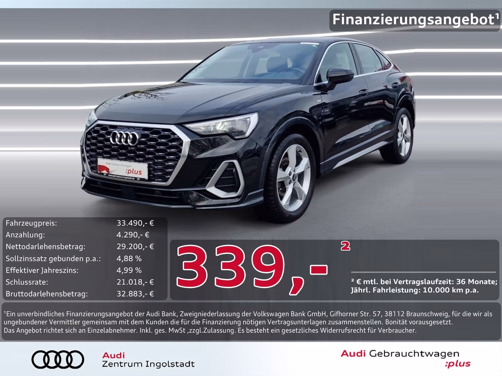 Sportback 35 TDI S line KAM. AHK ACC 19" SHZ