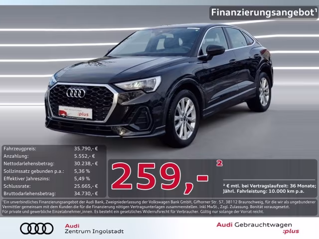 Audi Q3 Sportback 35 TDI KAMERA PDC ACC NAVI+ Virtual