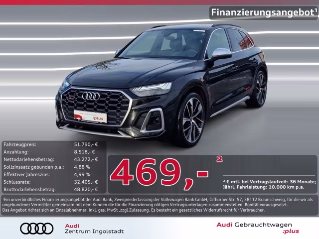 Audi SQ5 TDI MATRIX B&amp;amp;O ACC 21&amp;quot; AHK KAMERA S-Sitze