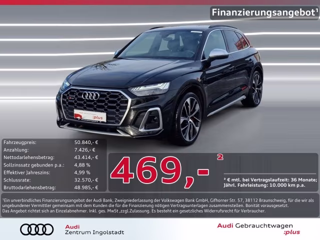 Audi SQ5 TDI MATRIX B&amp;amp;O ACC 21&amp;quot; AHK KAMERA S-Sitze