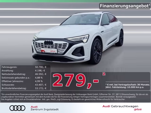 Audi Q8 e-tron Sportback 55 qu edition S line Pano 21