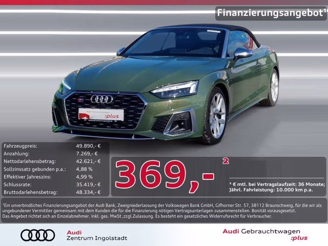 Audi S5 Cabrio TFSI MATRIX KAMERA Lenkradhzg ACC SHZ