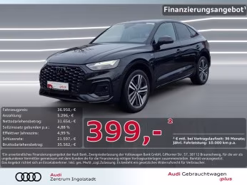 Sportback 40 TDI qu S line NAVI AHK 20" Kam.