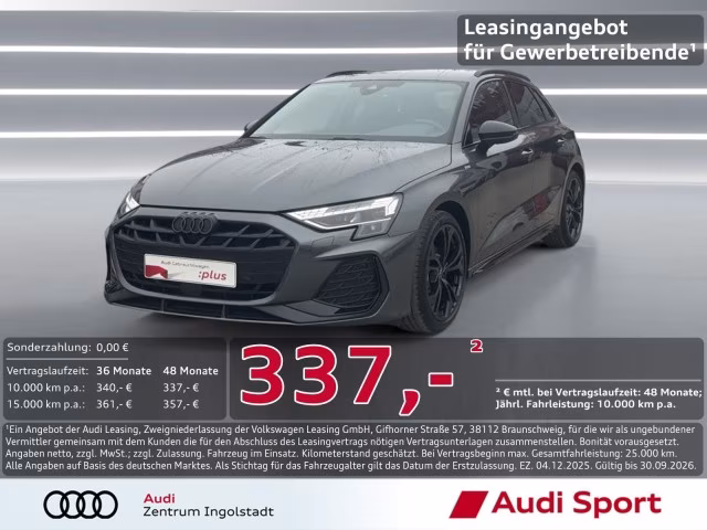 Audi A3 Sportback 35 TFSI S line AHK S-Sitze KAMERA