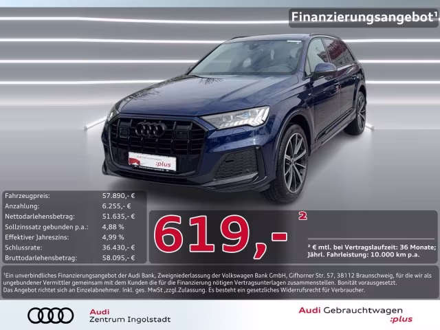Audi Q7 50 TDI qu S line Pano B&amp;amp;O LASER S-Sitze HuD
