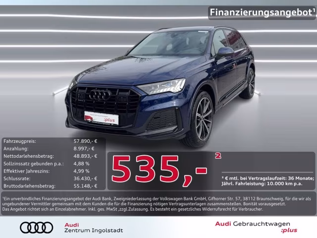 Audi Q7 50 TDI qu S line Pano B&amp;amp;O LASER S-Sitze HuD
