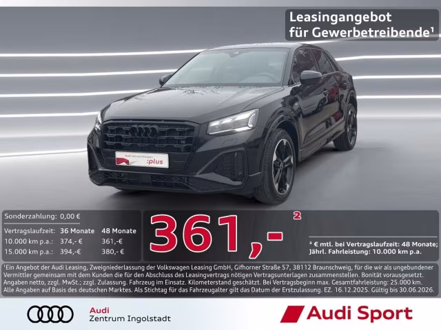 Audi Q2 35 TFSI S line S tronic AHK S-Sitz MATRIX ACC