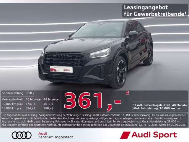 Audi Q2 35 TFSI S line S tronic AHK S-Sitz MATRIX ACC