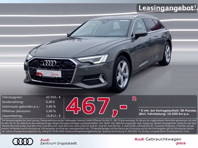 Audi A6 Avant 35 TDI AHK ACC Sportsitze SHZ advanced
