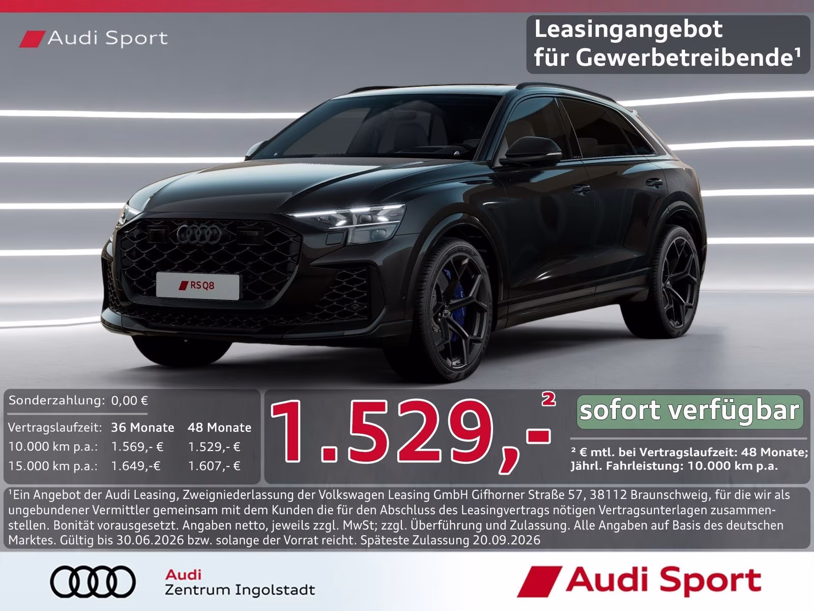 RS Q8 SUV performance tiptronic UPE 205.945,-