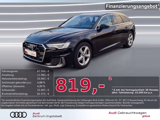 Audi A6 Avant 40 TDI qu 2x S line LED NAVI AHK ACC 19