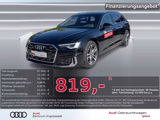 Audi A6 Avant 40 TDI qu 2x S line LED NAVI AHK ACC 19
