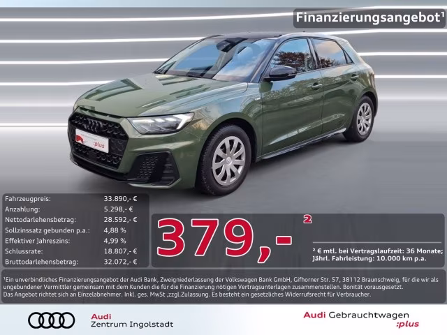 Audi A1 Sportback 35 TFSI S line NAVI+ LED 17&amp;quot; PDC+