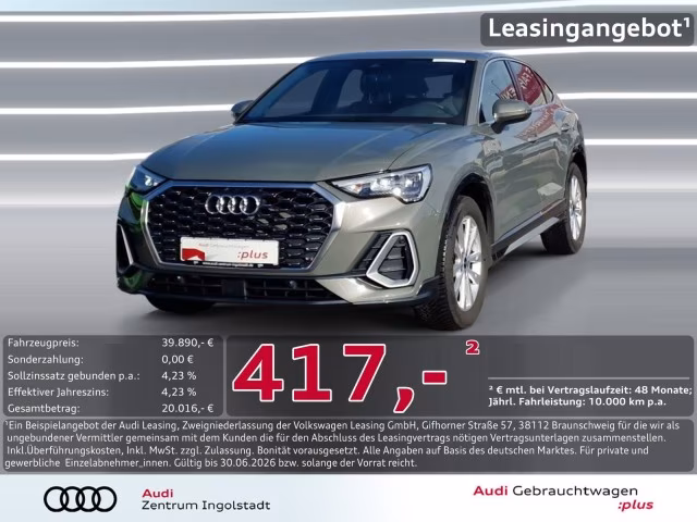 Audi Q3 Sportback 35 TDI S line ACC Kamera S-Sitz 18&amp;quot;