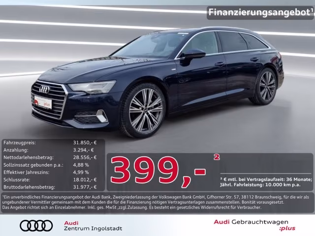 Audi A6 Avant 40 TDI S line AHK PANO Memory 20&amp;quot; Sport