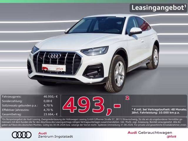 Audi Q5 Sportback 50 TFSI e qu AHK Leder HuD