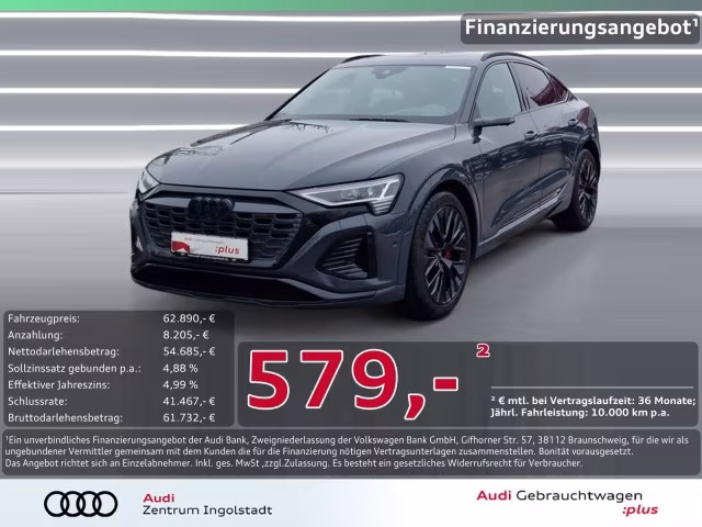 Audi Q8 e-tron Sportback 55 qu edition S line HuD 21&amp;quot;