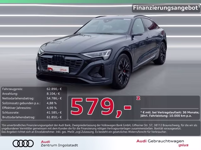 Audi Q8 e-tron Sportback 55 qu edition S line HuD 21&amp;quot;