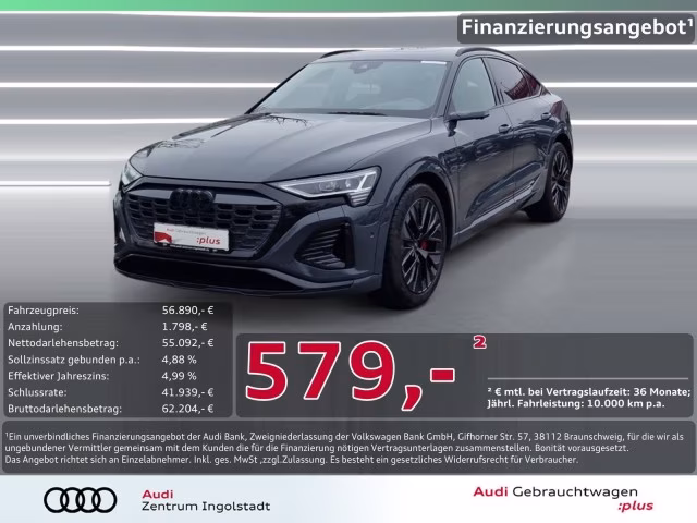 Audi Q8 e-tron Sportback 55 qu edition S line HuD 21&amp;quot;